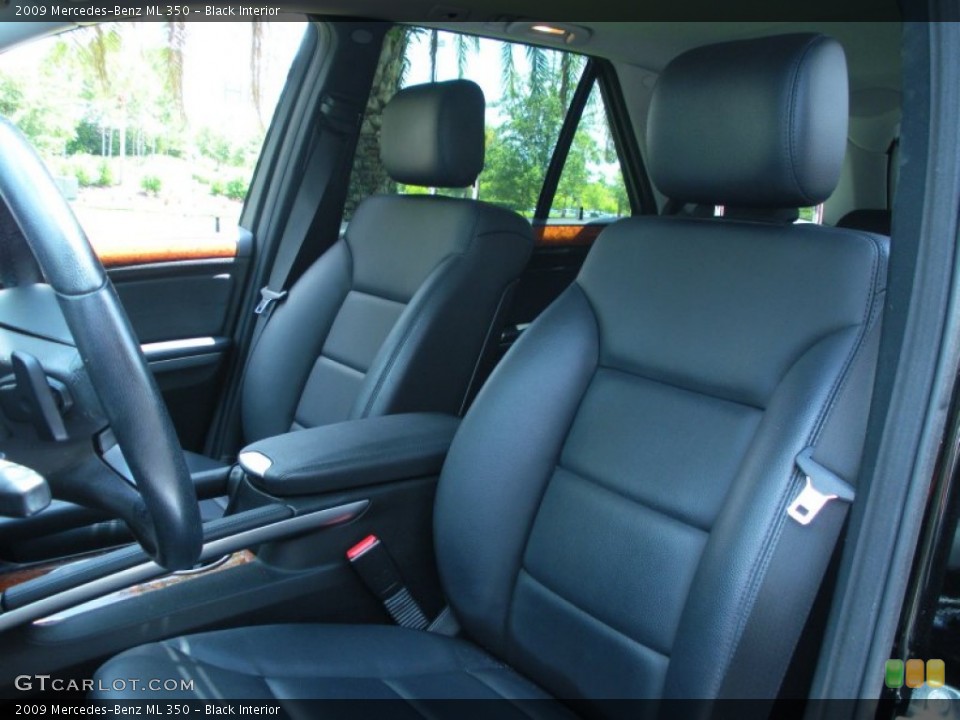 Black Interior Photo for the 2009 Mercedes-Benz ML 350 #50295603
