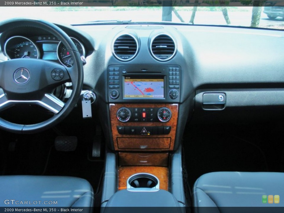Black Interior Dashboard for the 2009 Mercedes-Benz ML 350 #50295690