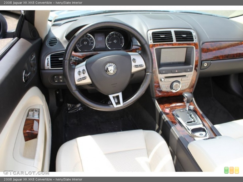 Ivory/Slate Interior Dashboard for the 2008 Jaguar XK XK8 Convertible #50296302