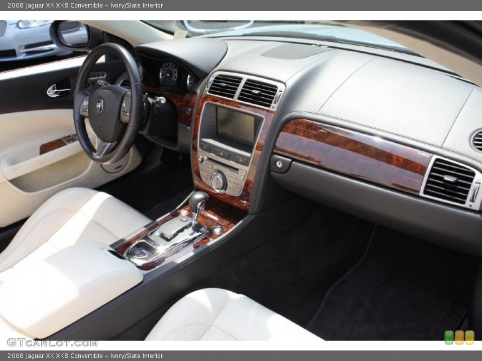 Ivory/Slate Interior Dashboard for the 2008 Jaguar XK XK8 Convertible #50296401