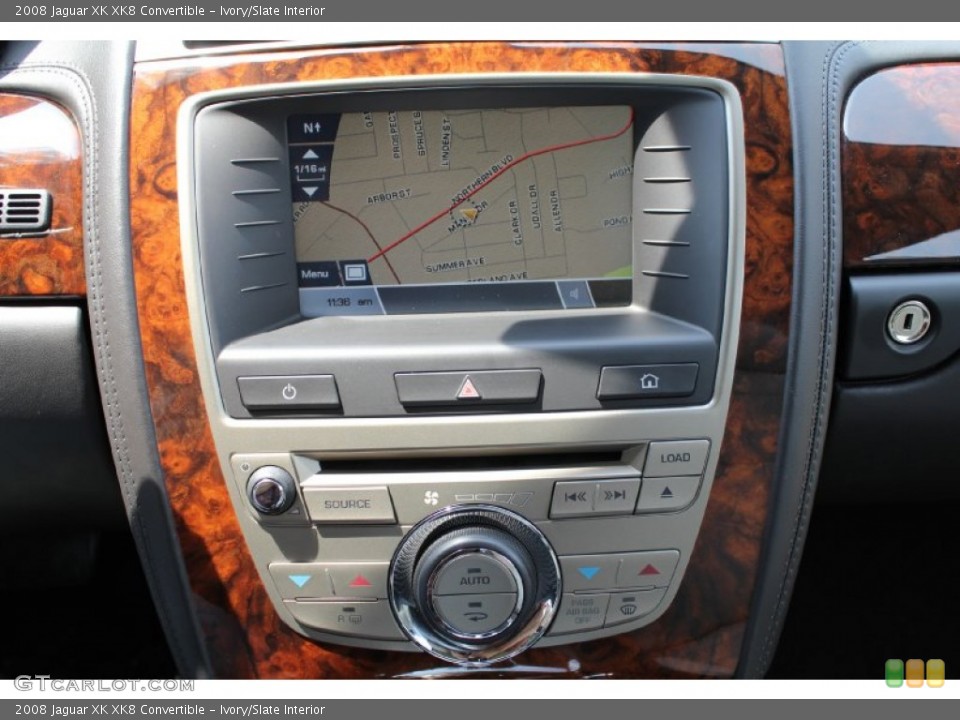 Ivory/Slate Interior Navigation for the 2008 Jaguar XK XK8 Convertible #50296476