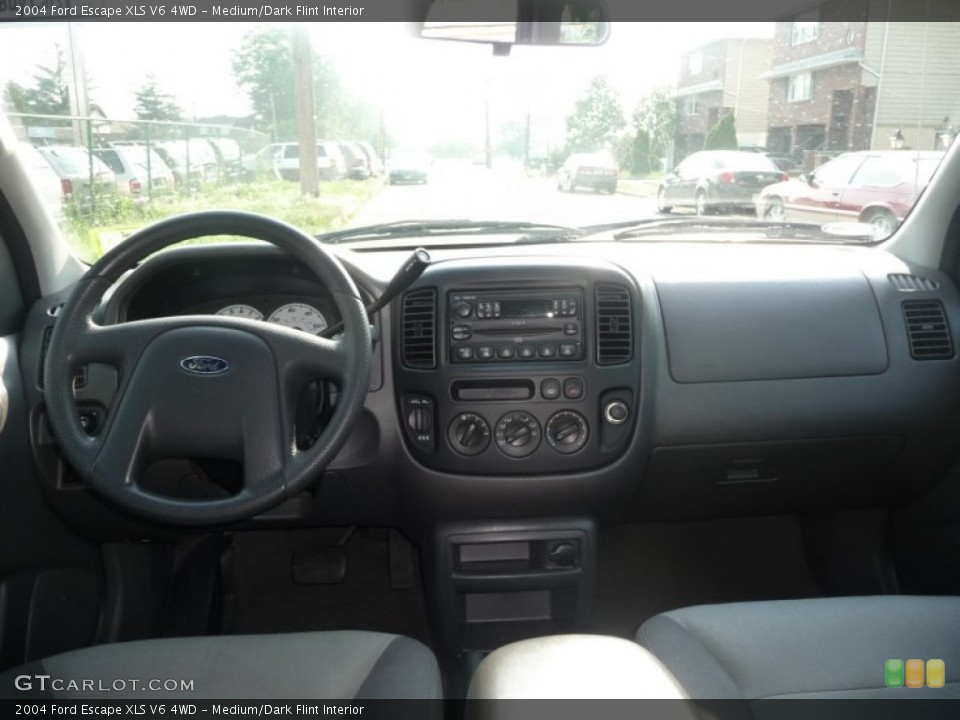 Medium/Dark Flint Interior Dashboard for the 2004 Ford Escape XLS V6 4WD #50296674