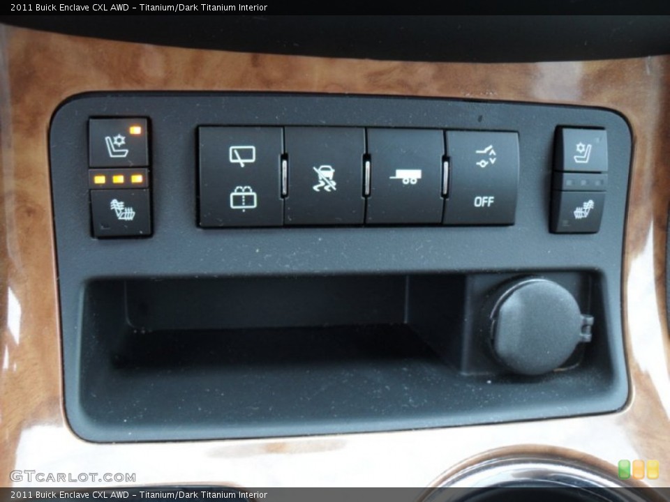 Titanium/Dark Titanium Interior Controls for the 2011 Buick Enclave CXL AWD #50296698