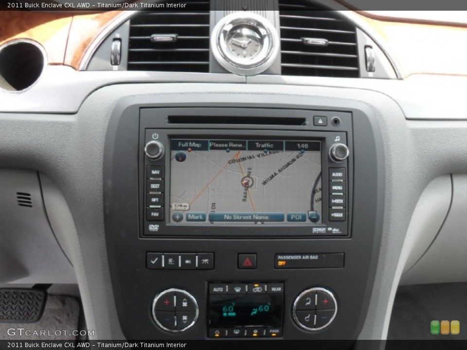 Titanium/Dark Titanium Interior Navigation for the 2011 Buick Enclave CXL AWD #50296713