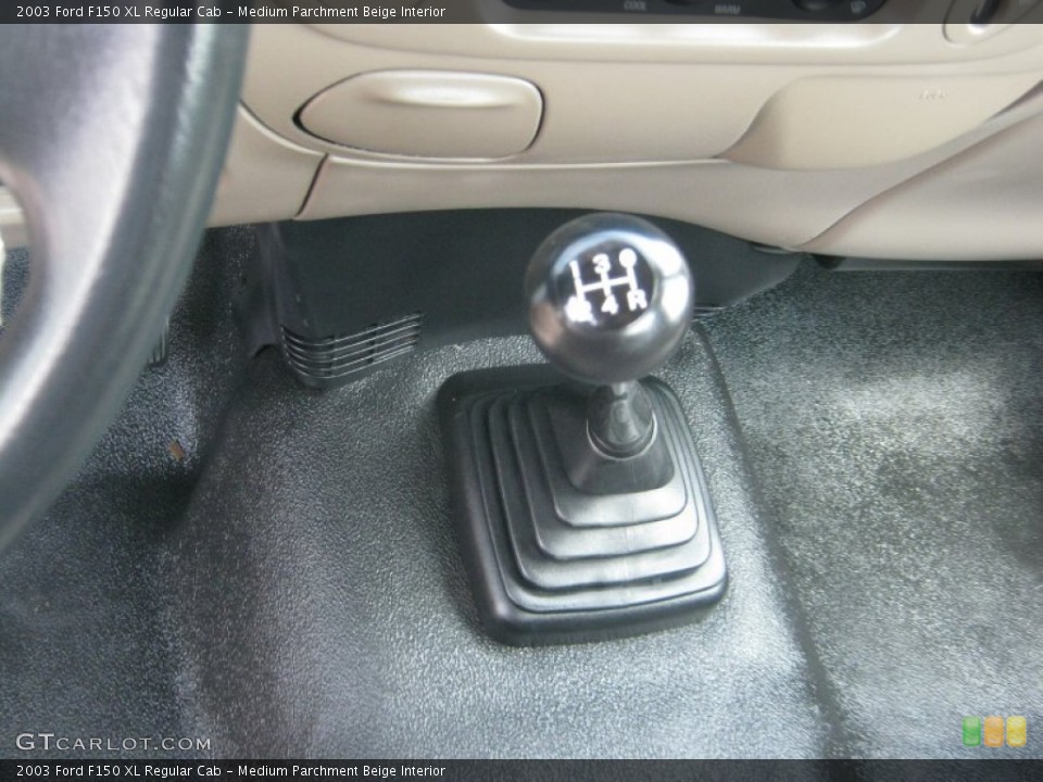 Medium Parchment Beige Interior Transmission for the 2003 Ford F150 XL Regular Cab #50296743