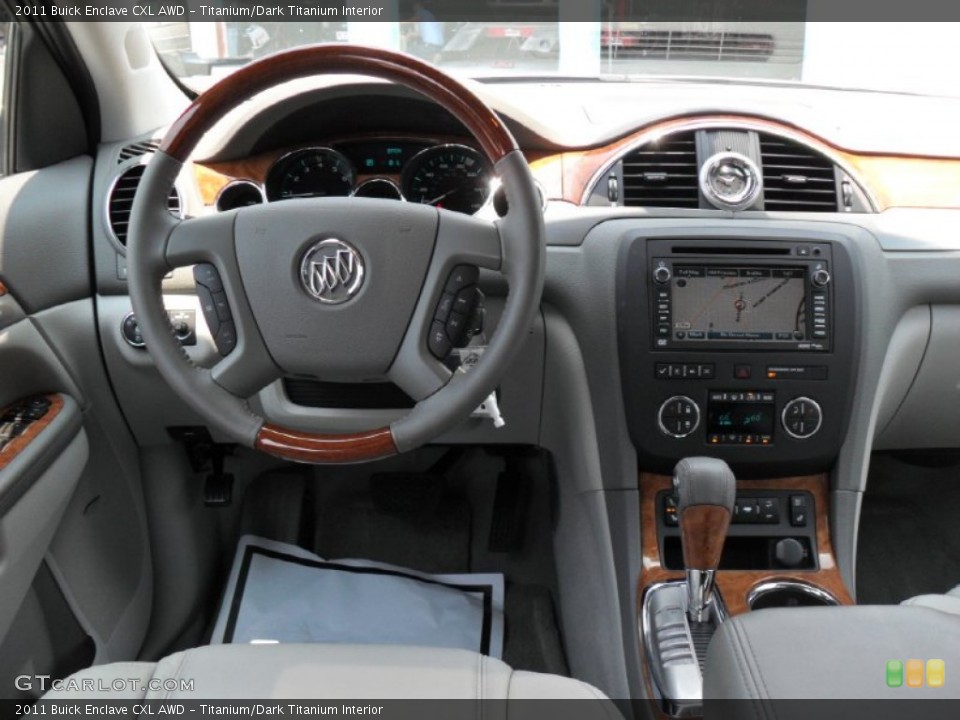Titanium/Dark Titanium Interior Dashboard for the 2011 Buick Enclave CXL AWD #50296790