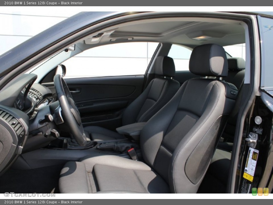 Black Interior Photo for the 2010 BMW 1 Series 128i Coupe #50298588