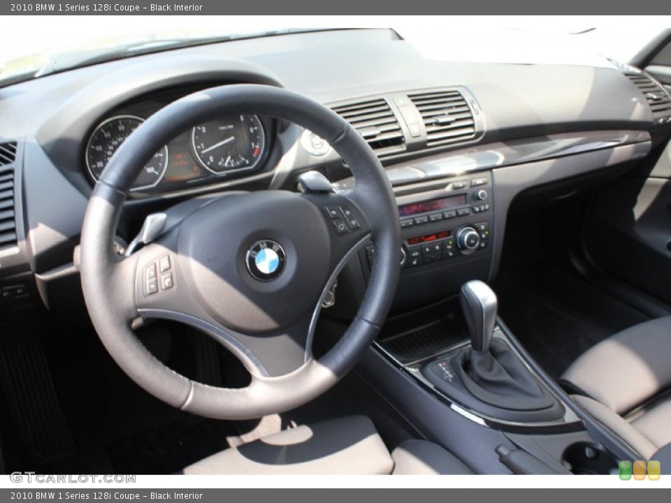 Black Interior Dashboard for the 2010 BMW 1 Series 128i Coupe #50298618