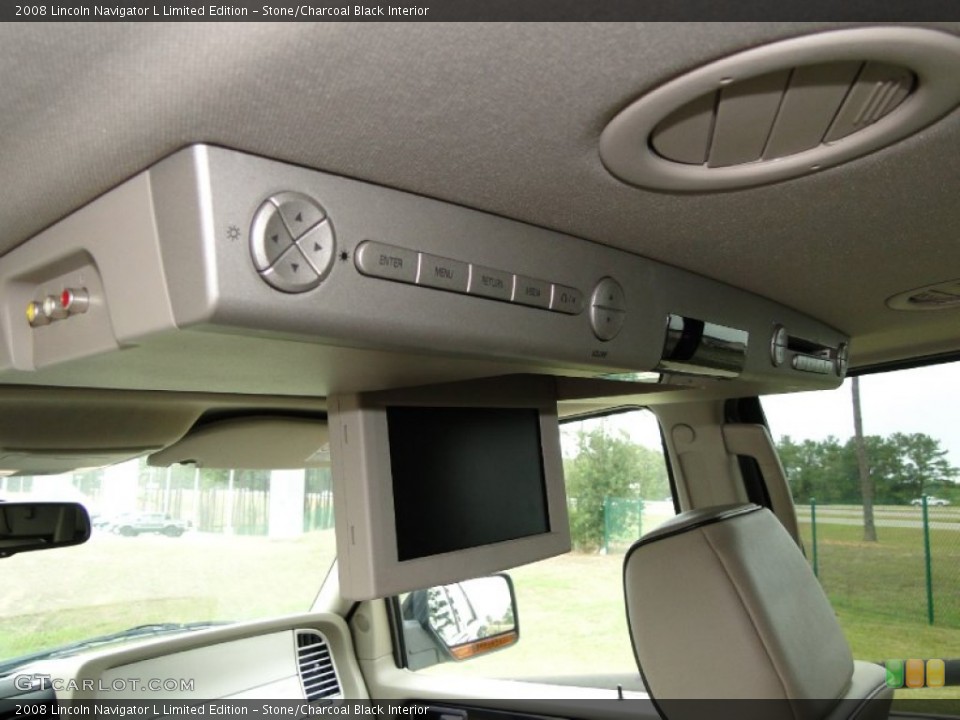 Stone/Charcoal Black Interior Controls for the 2008 Lincoln Navigator L Limited Edition #50299878