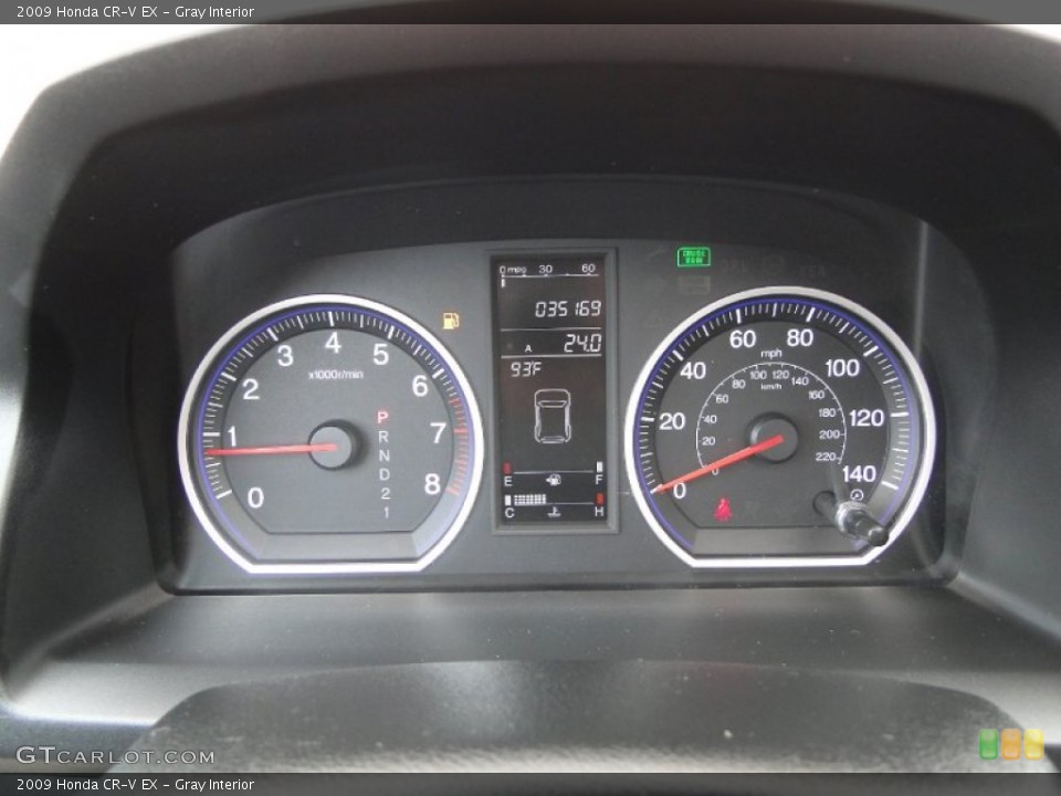 Gray Interior Gauges for the 2009 Honda CR-V EX #50300307