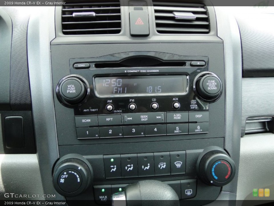 Gray Interior Controls for the 2009 Honda CR-V EX #50300352
