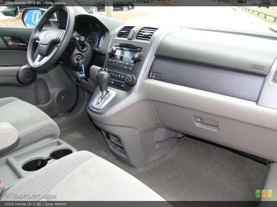 Gray Interior Dashboard for the 2009 Honda CR-V EX #50300397
