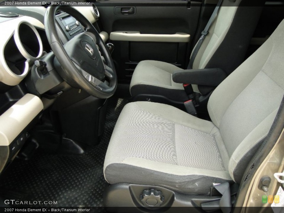 Black/Titanium Interior Photo for the 2007 Honda Element EX #50300792