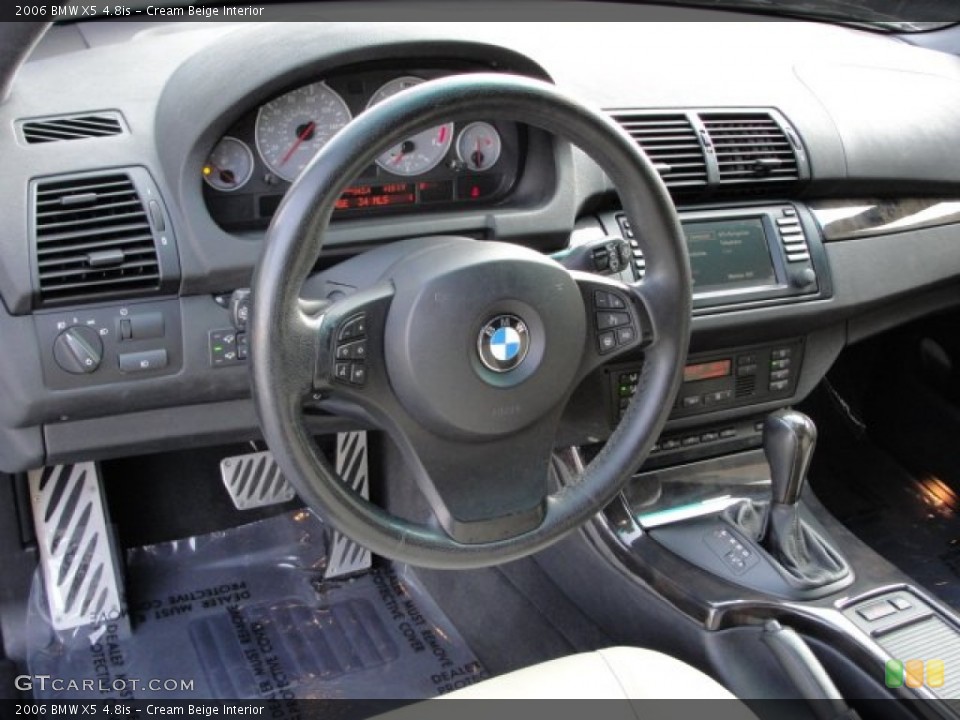 Cream Beige Interior Dashboard for the 2006 BMW X5 4.8is #50300844