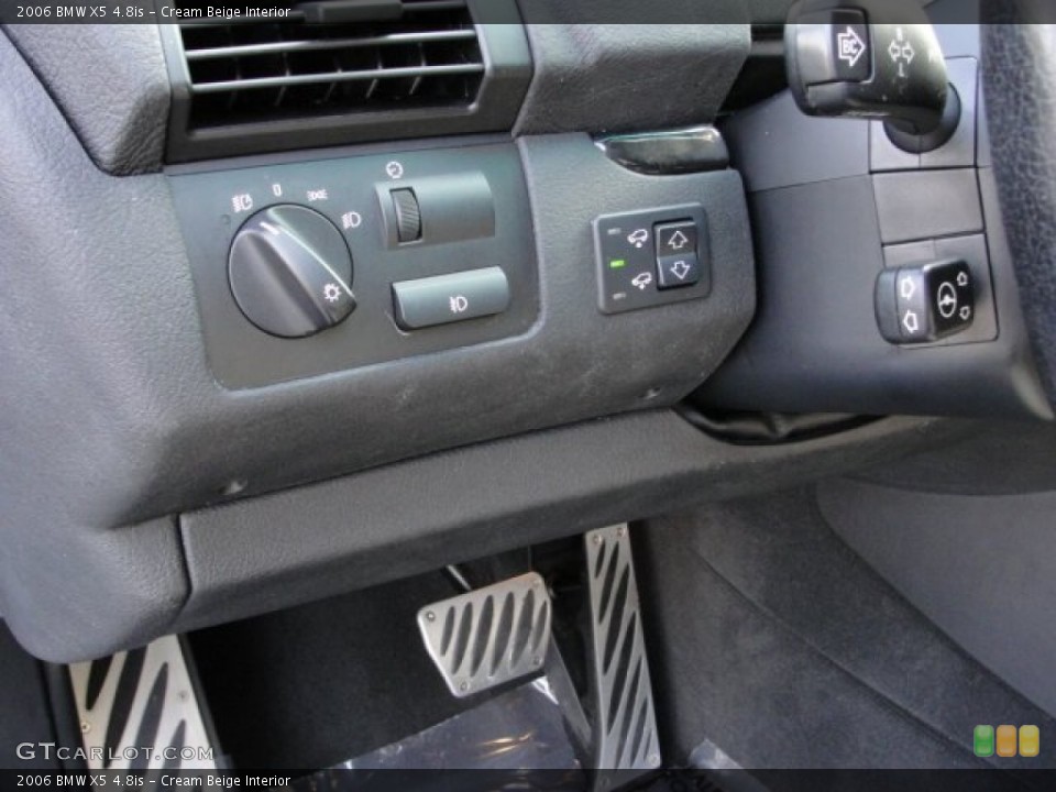Cream Beige Interior Controls for the 2006 BMW X5 4.8is #50300904