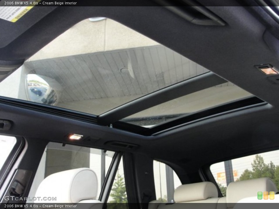 Cream Beige Interior Sunroof for the 2006 BMW X5 4.8is #50300928
