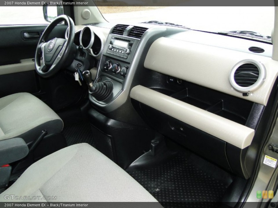 Black/Titanium Interior Dashboard for the 2007 Honda Element EX #50300982