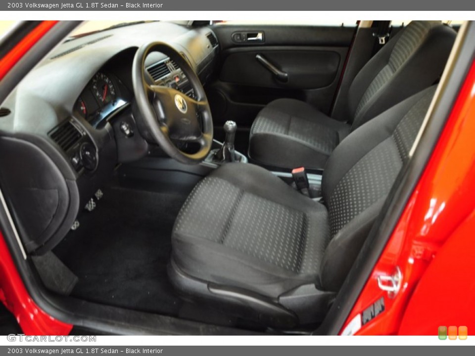 Black Interior Photo for the 2003 Volkswagen Jetta GL 1.8T Sedan #50301150