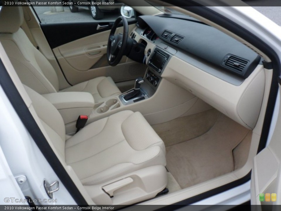 Cornsilk Beige Interior Photo for the 2010 Volkswagen Passat Komfort Sedan #50301612