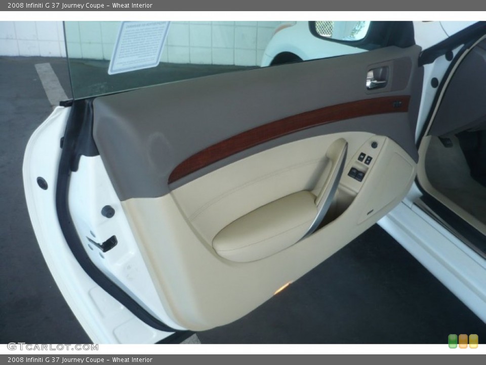 Wheat Interior Door Panel for the 2008 Infiniti G 37 Journey Coupe #50301705