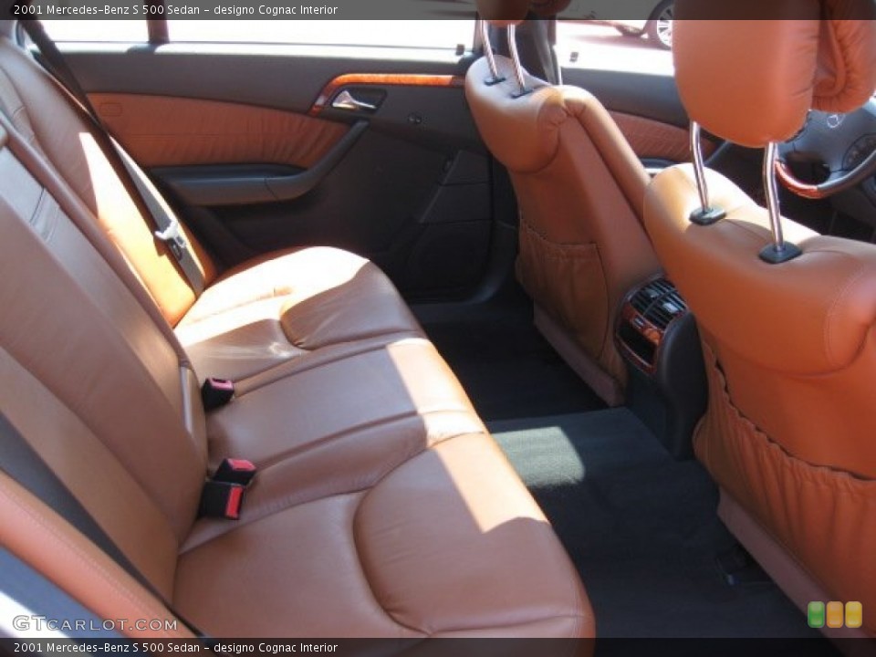 designo Cognac Interior Photo for the 2001 Mercedes-Benz S 500 Sedan #50301981