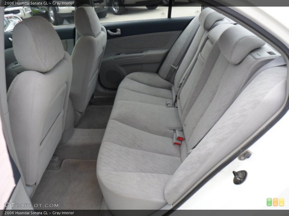 Gray Interior Photo for the 2006 Hyundai Sonata GL #50301987