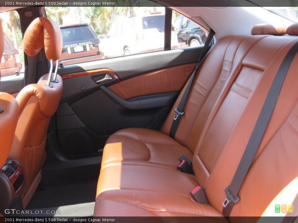 designo Cognac Interior Photo for the 2001 Mercedes-Benz S 500 Sedan #50301999