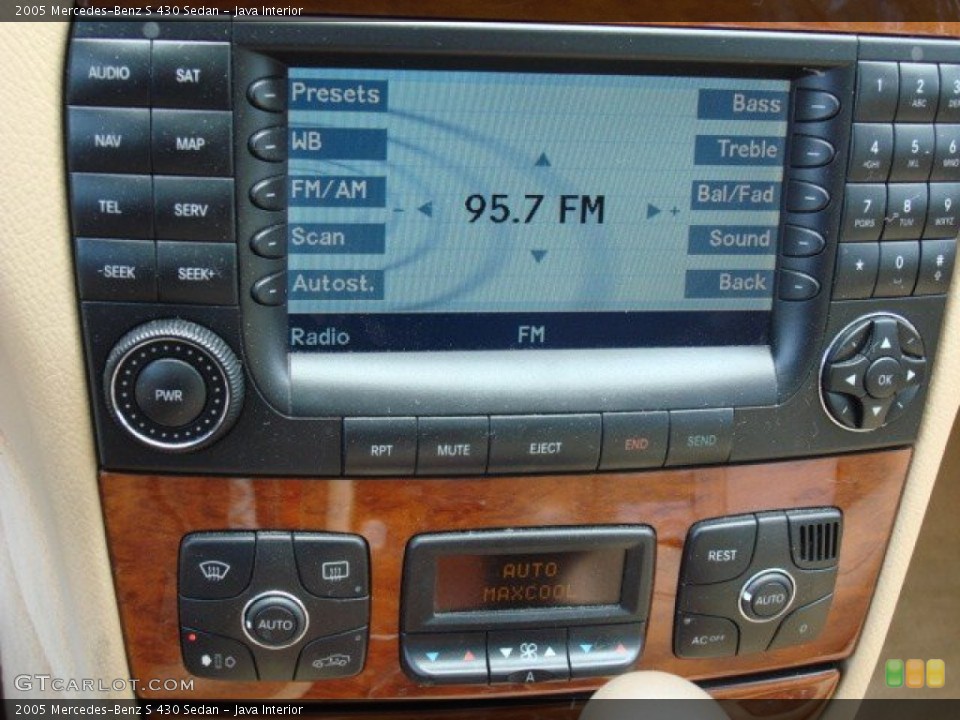 Java Interior Controls for the 2005 Mercedes-Benz S 430 Sedan #50303253