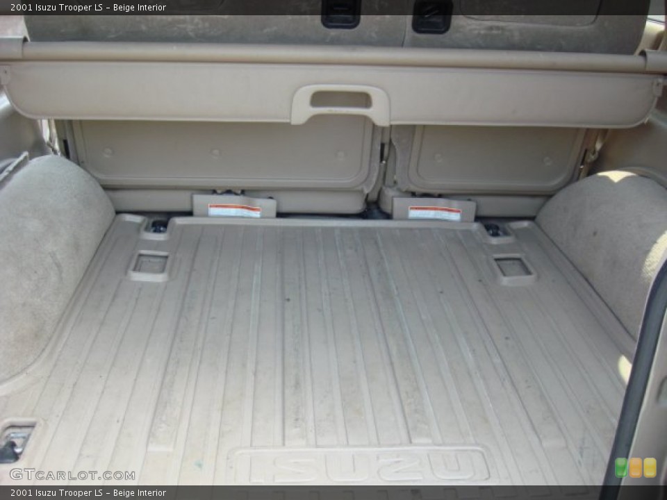 Beige Interior Trunk for the 2001 Isuzu Trooper LS #50303544