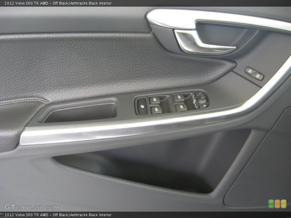 Off Black/Anthracite Black Interior Door Panel for the 2012 Volvo S60 T6 AWD #50305242