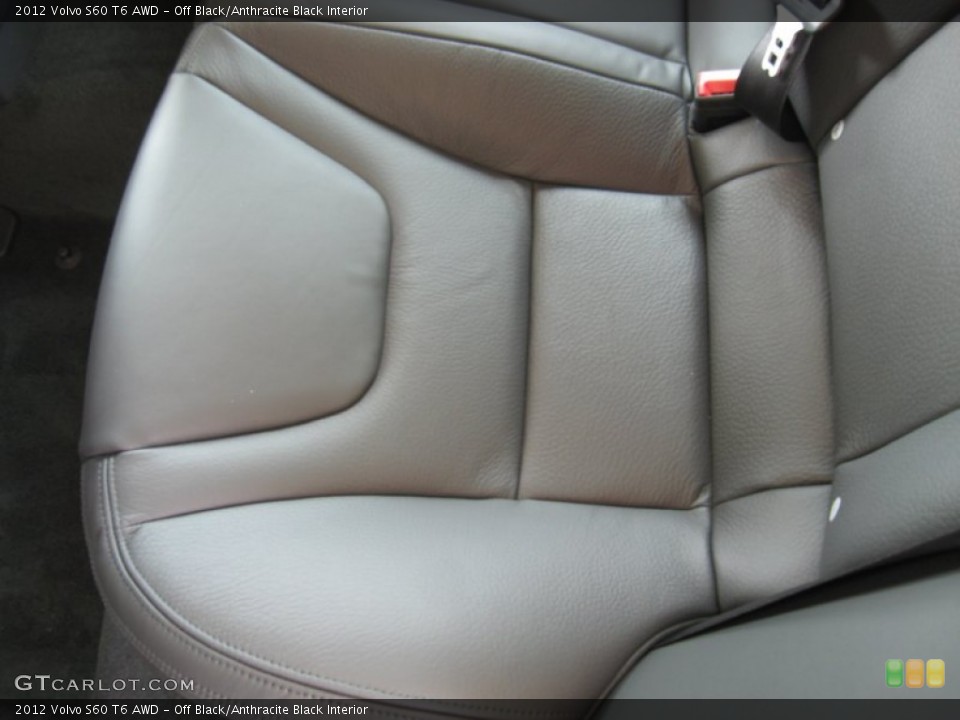 Off Black/Anthracite Black Interior Photo for the 2012 Volvo S60 T6 AWD #50305269