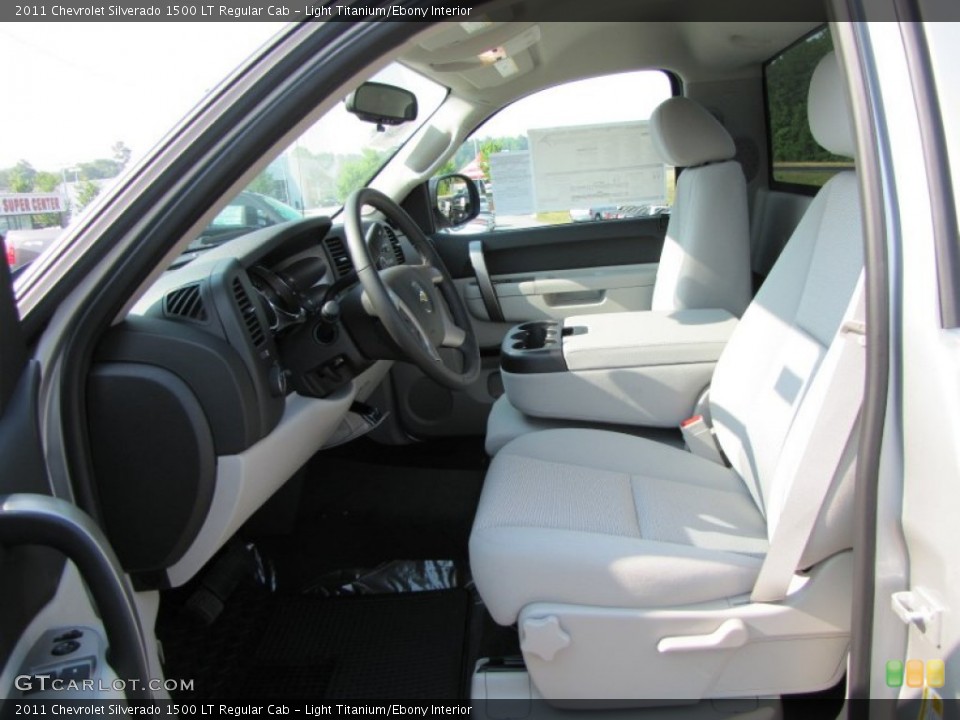 Light Titanium/Ebony Interior Photo for the 2011 Chevrolet Silverado 1500 LT Regular Cab #50305578