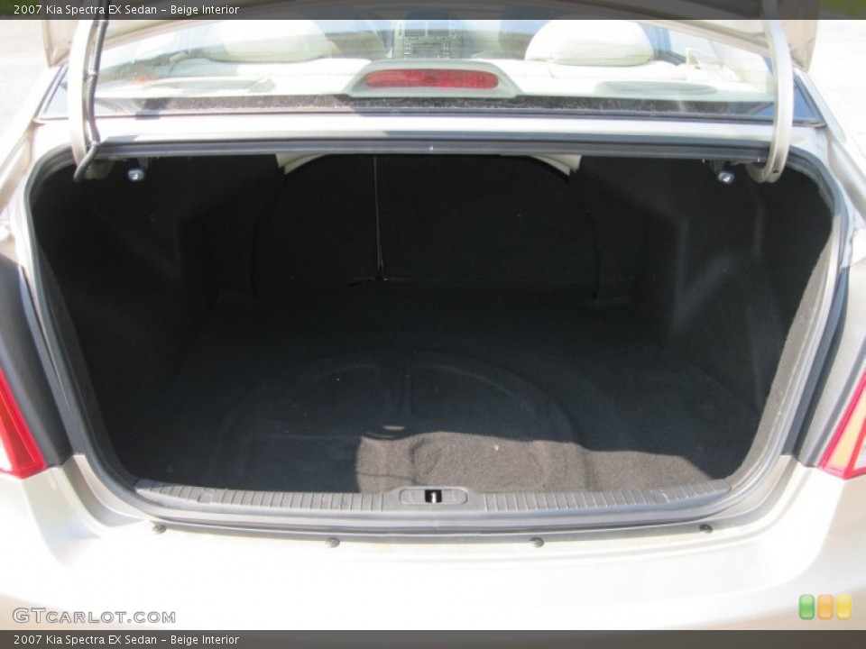 Beige Interior Trunk for the 2007 Kia Spectra EX Sedan #50306571