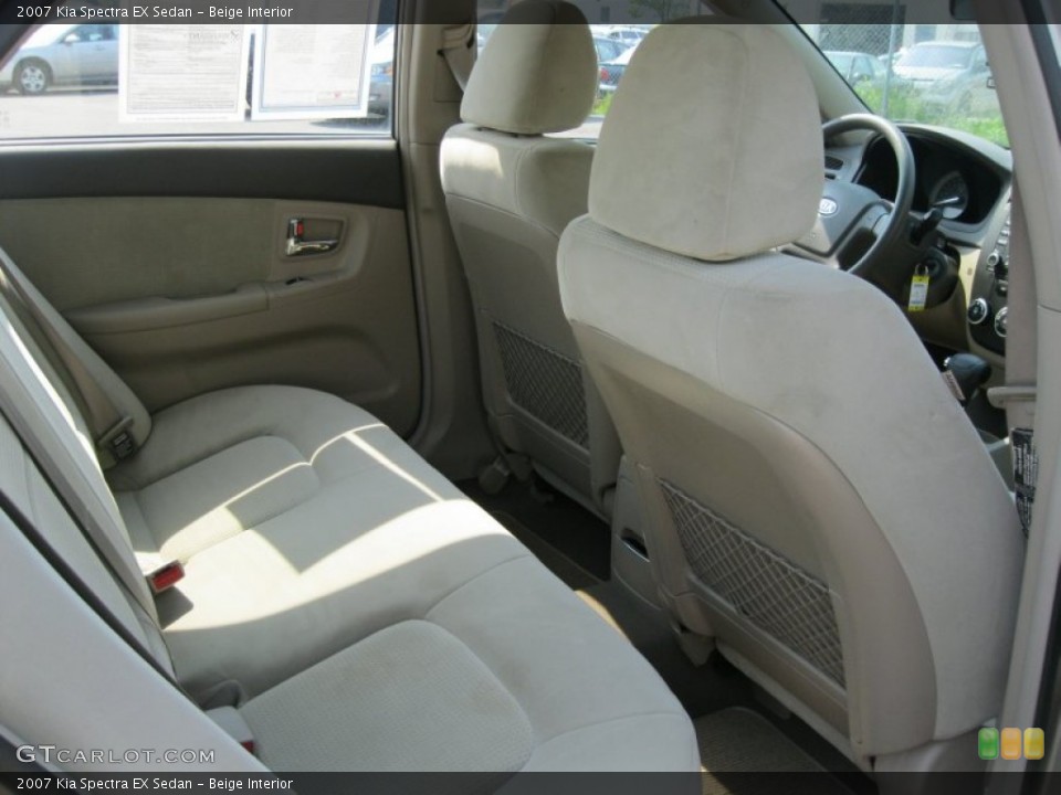 Beige Interior Photo for the 2007 Kia Spectra EX Sedan #50306722