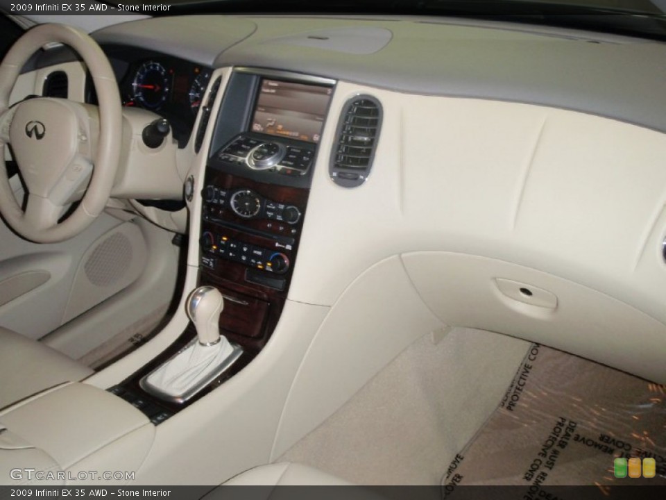 Stone Interior Dashboard for the 2009 Infiniti EX 35 AWD #50307402