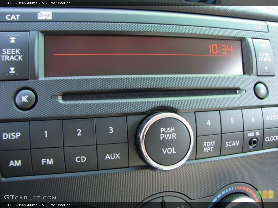 Frost Interior Controls for the 2012 Nissan Altima 2.5 #50307717