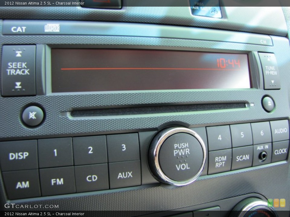 Charcoal Interior Controls for the 2012 Nissan Altima 2.5 SL #50307996