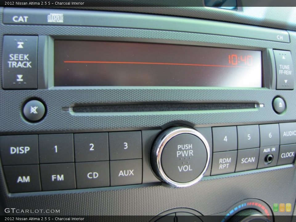 Charcoal Interior Controls for the 2012 Nissan Altima 2.5 S #50308266
