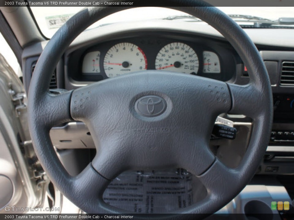Charcoal Interior Steering Wheel for the 2003 Toyota Tacoma V6 TRD PreRunner Double Cab #50308621