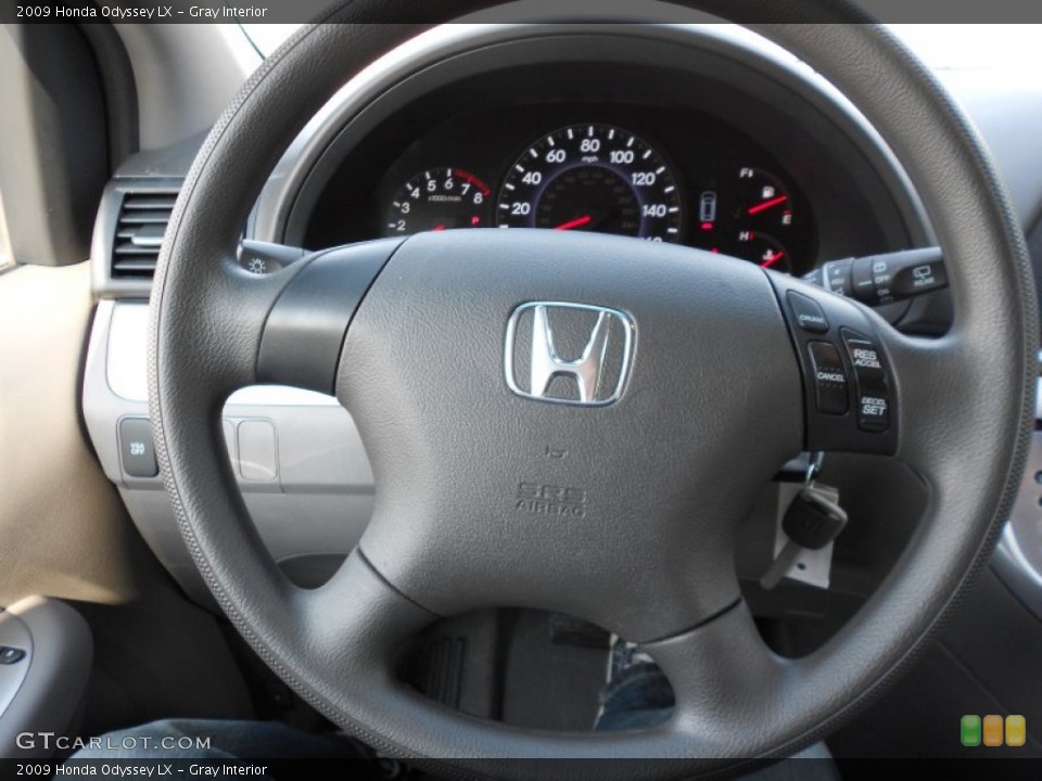 Gray Interior Steering Wheel for the 2009 Honda Odyssey LX #50309403