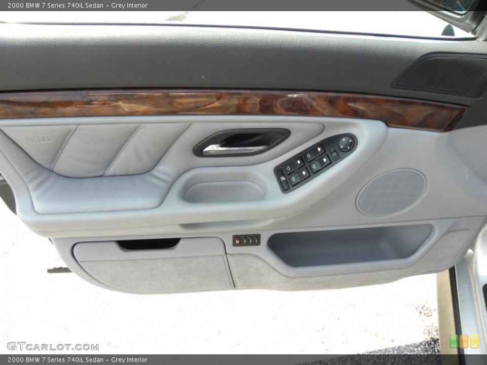 Grey Interior Door Panel for the 2000 BMW 7 Series 740iL Sedan #50309706