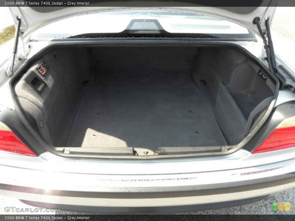 Grey Interior Trunk for the 2000 BMW 7 Series 740iL Sedan #50309838