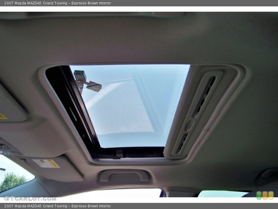 Espresso Brown Interior Sunroof for the 2007 Mazda MAZDA5 Grand Touring #50310974