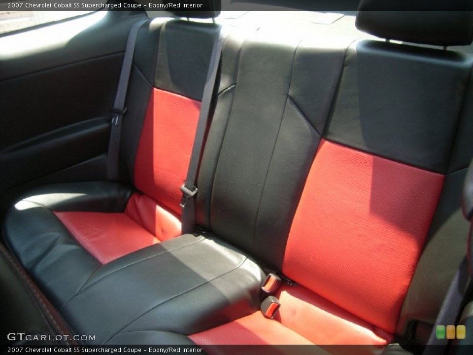 Ebony/Red Interior Photo for the 2007 Chevrolet Cobalt SS Supercharged Coupe #50312880