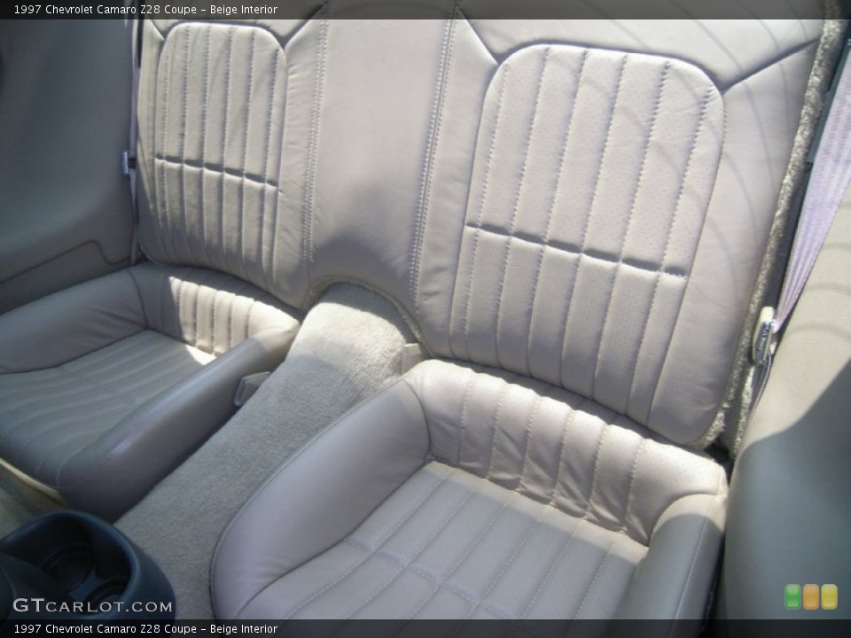 Beige Interior Photo for the 1997 Chevrolet Camaro Z28 Coupe #50314089