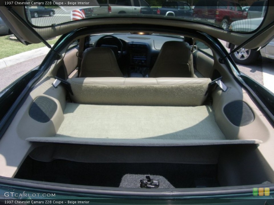 Beige Interior Trunk for the 1997 Chevrolet Camaro Z28 Coupe #50314119