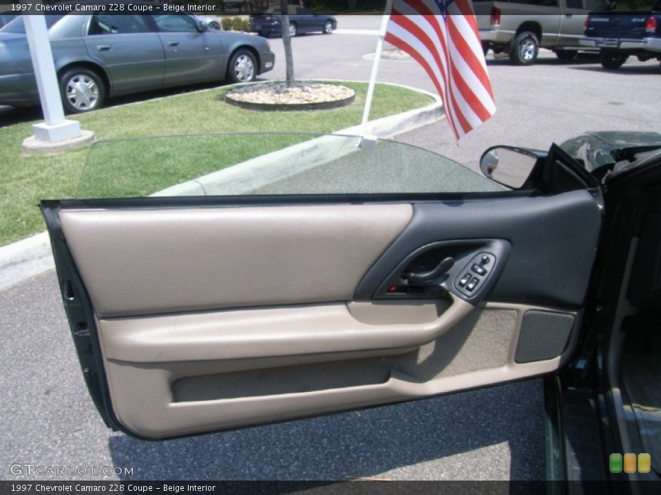 Beige Interior Door Panel for the 1997 Chevrolet Camaro Z28 Coupe #50314143