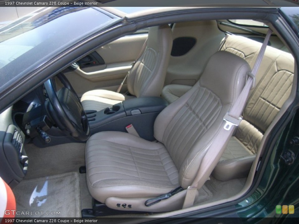 Beige Interior Photo for the 1997 Chevrolet Camaro Z28 Coupe #50314182