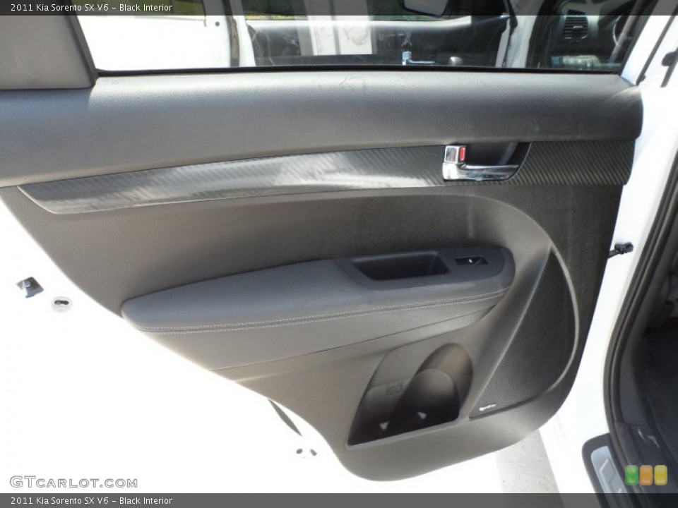 Black Interior Door Panel for the 2011 Kia Sorento SX V6 #50314791