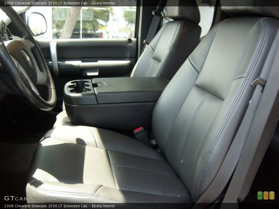 Ebony Interior Photo for the 2008 Chevrolet Silverado 1500 LT Extended Cab #50314884